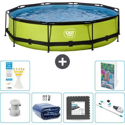 EXIT TOYS Exit-toys Piscina Exit Redonda - 360x76 Cm - 7-piezas S315 EXIT TOYS Exit-toys Piscina Exit Redonda - 360x76 Cm - 7-piezas S315