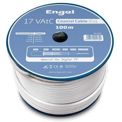 Cable Coaxial Bobina 100 M Tipo 17 Vatc Blanco Axil Cable Coaxial Bobina 100 M Tipo 17 Vatc Blanco Axil