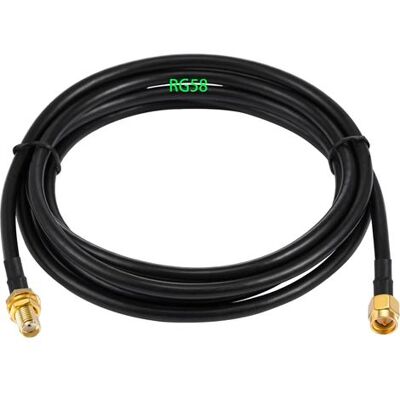 OEM Adaptador Sma Macho A Sma Hembra, Cable Coaxial Rg58 De 3 Metros Con Conector Sma, Cable De Extensión Para Antena Wlan, Cable De Extensión Para Antena Sma Macho/hembra (50 Ohmios). OEM Adaptador Sma Macho A Sma Hembra, Cable Coaxial Rg58 De 3 Metros Con Conector Sma, Cable De Extensión Para Antena Wlan, Cable De Extensión Para Antena Sma Macho/hembra (50 Ohmios).