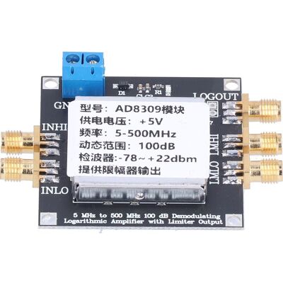 OEM Module Amplificateur Logarithmique, Gain De 100 Db, Carte Sma 5 Mhz – 500 Mhz Pour La Démodulation Fsk/psk OEM Module Amplificateur Logarithmique, Gain De 100 Db, Carte Sma 5 Mhz – 500 Mhz Pour La Démodulation Fsk/psk
