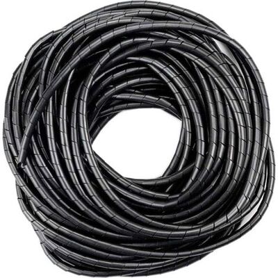 OEM Funda Flexible Universal De 4 Mm Para Cables En Espiral, Kit De Almacenamiento De Tubos Para Cables En Espiral Para Proteger Cables De Antena De Tv/pc/usb/tv/aux - (25 M) Negro OEM Funda Flexible Universal De 4 Mm Para Cables En Espiral, Kit De Almacenamiento De Tubos Para Cables En Espiral Para Proteger Cables De Antena De Tv/pc/usb/tv/aux - (25 M) Negro