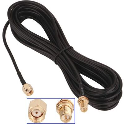 OEM Adaptador Rp Sma Macho/hembra, Cable Coaxial De 10 M, Cable De Extensión De Antena Wlan, Cable De Extensión De Antena (50 Ohmios) OEM Adaptador Rp Sma Macho/hembra, Cable Coaxial De 10 M, Cable De Extensión De Antena Wlan, Cable De Extensión De Antena (50 Ohmios)