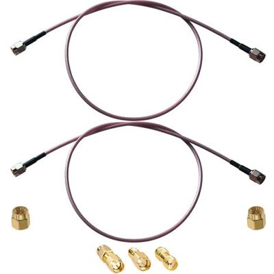 OEM Cables De Extensión Sma Macho A Macho, Cable Coaxial De Antena Rg316 De 50 Cm Para Router Inalámbrico Wifi 4g Pi De 2,4 Ghz Y Radio Cb + 3 Kits De Adaptadores Sma OEM Cables De Extensión Sma Macho A Macho, Cable Coaxial De Antena Rg316 De 50 Cm Para Router Inalámbrico Wifi 4g Pi De 2,4 Ghz Y Radio Cb + 3 Kits De Adaptadores Sma