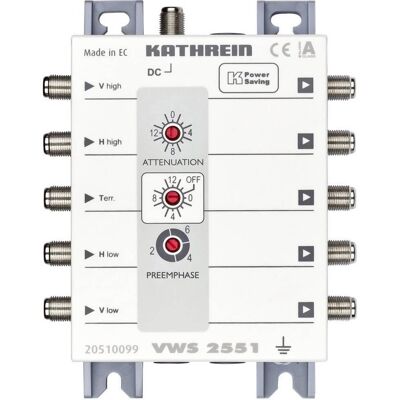 Amplificador Kathrein Vws 2551 4 Salidas 112 Mm Ancho Amplificador Kathrein Vws 2551 4 Salidas 112 Mm Ancho