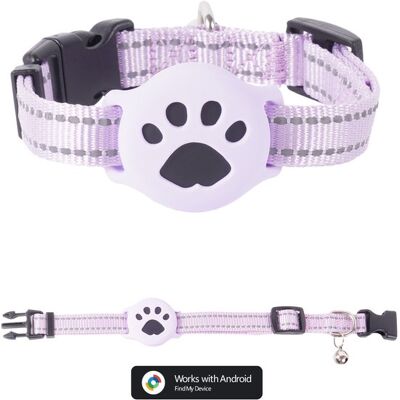 OEM Localizador Gps Compatible Android, Resistente Ip68, Batería Cr2032 (más 1 Año), Collar Nailon Ajustable, Circunferencia Cuello: 28-39 Cm, Morado OEM Localizador Gps Compatible Android, Resistente Ip68, Batería Cr2032 (más 1 Año), Collar Nailon Ajustable, Circunferencia Cuello: 28-39 Cm, Morado
