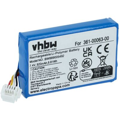 Vhbw - Batería Reemplaza Garmin 361-00063-00 Para Navegador, Navi, Gps (920 Mah, 7,4 V, Li-poli) Vhbw - Batería Reemplaza Garmin 361-00063-00 Para Navegador, Navi, Gps (920 Mah, 7,4 V, Li-poli)