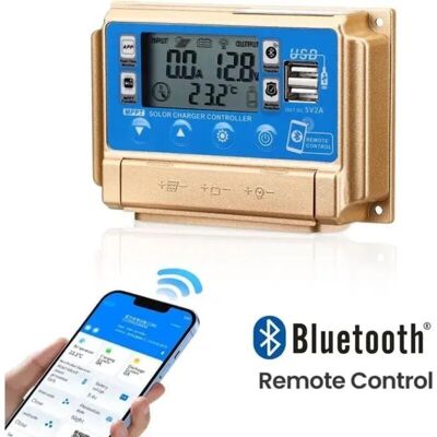 LIIYIELA Controlador De Carga Solar Mppt De 60 A – Cargador De 12 V/24 V – Eficiencia De Seguimiento Del 99 % – Pantalla Lcd Bluetooth – Múltiples Protecciones LIIYIELA Controlador De Carga Solar Mppt De 60 A – Cargador De 12 V/24 V – Eficiencia De Seguimiento Del 99 % – Pantalla Lcd Bluetooth – Múltiples Protecciones
