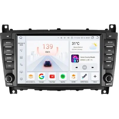 OEM Sistema Multimedia Para Automóvil, Pantalla Táctil, Conectividad 4g, Compatible Con Mercedes Benz W203 C 2004-2007 Y Clc 2008-2010, Cámara Trasera Con Ia S6 OEM Sistema Multimedia Para Automóvil, Pantalla Táctil, Conectividad 4g, Compatible Con Mercedes Benz W203 C 2004-2007 Y Clc 2008-2010, Cámara Trasera Con Ia S6