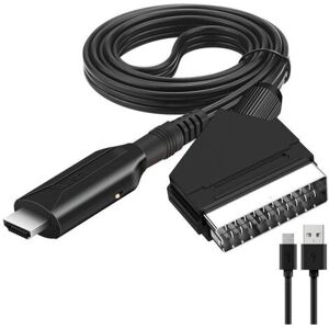 TONCHEAN Convertidor Scart A Hdmi Con Cable Hdmi Para Televisores Full Hd 720p/1080p, Reproductores De Dvd, Grabadoras De Vídeo Y Videograbadoras. TONCHEAN Convertidor Scart A Hdmi Con Cable Hdmi Para Televisores Full Hd 720p/1080p, Reproductores De Dvd, Grabadoras De Vídeo Y Videograbadoras.