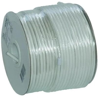 Axing Skb 75 01 Cable Coaxial Doble Blindaje Negro 100 M Axing Skb 75 01 Cable Coaxial Doble Blindaje Negro 100 M
