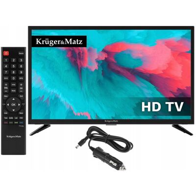 OEM Televisor Led De 24'' Kruger&matz 12v 230v Dvb-t2 Nuevo Modelo Campaign + Fuente De Alimentación OEM Televisor Led De 24'' Kruger&matz 12v 230v Dvb-t2 Nuevo Modelo Campaign + Fuente De Alimentación