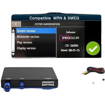 OEM Interfaz Android Auto Carplay, Conectividad Perfecta, Calidad De Audio Mejorada, Para "smeg" + Cam OEM Interfaz Android Auto Carplay, Conectividad Perfecta, Calidad De Audio Mejorada, Para "smeg" + Cam