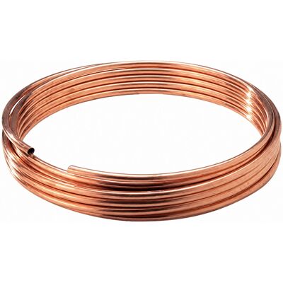 Copper Distribution - Bobina De Cobre Recocido De 12 Mm De Diámetro, 25 Metros Copper Distribution - Bobina De Cobre Recocido De 12 Mm De Diámetro, 25 Metros