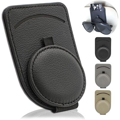 OEM Soporte Para Gafas De Sol Para Visera De Coche,soporte De Cuero Para Gafas De Sol,1 Unidad,negro OEM Soporte Para Gafas De Sol Para Visera De Coche,soporte De Cuero Para Gafas De Sol,1 Unidad,negro