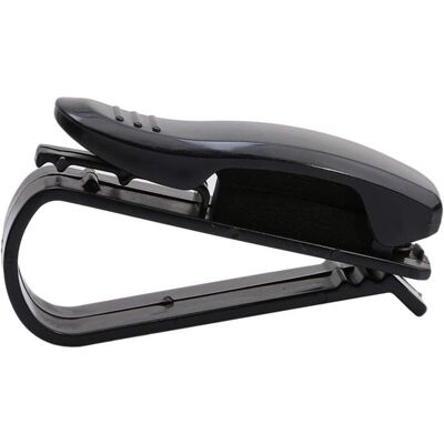 OEM Soportes Negros Para Gafas Para La Visera Del Coche: Soporte Para Gafas De Sol Con Clip Para Billetes Y Tarjetas. OEM Soportes Negros Para Gafas Para La Visera Del Coche: Soporte Para Gafas De Sol Con Clip Para Billetes Y Tarjetas.