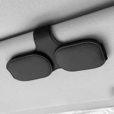 OEM Soporte Magnético Para Gafas De Sol En La Visera Del Coche - Piel - Negro OEM Soporte Magnético Para Gafas De Sol En La Visera Del Coche - Piel - Negro