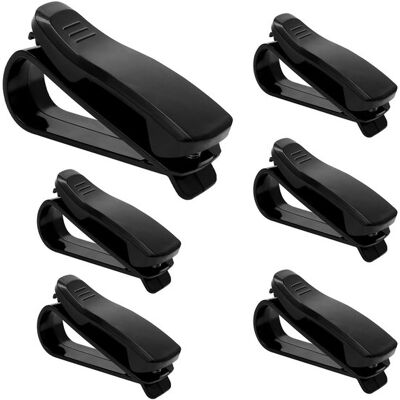 OEM Dailygoods,6 Soportes Para Gafas De Sol Para Coche,clip Para Visera De Coche Negro,clip Para Gafas De Sol Para Salpicadero De Coche OEM Dailygoods,6 Soportes Para Gafas De Sol Para Coche,clip Para Visera De Coche Negro,clip Para Gafas De Sol Para Salpicadero De Coche