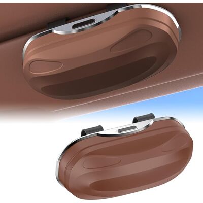 OEM Estuche Parasol Para Gafas De Sol, Caja De Almacenamiento Y Protección Para Gafas, Organizador Con Clip, Accesorios Interiores Para Suv, Sedanes Y Camionetas - Marrón OEM Estuche Parasol Para Gafas De Sol, Caja De Almacenamiento Y Protección Para Gafas, Organizador Con Clip, Accesorios Interiores Para Suv, Sedanes Y Camionetas - Marrón