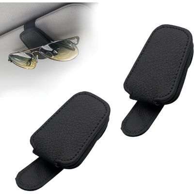 OEM Soporte Para Gafas De Sol Para Coche,soporte De Cuero Para Visera,suv E Interiores De Automóviles (negro,paquete De 2) OEM Soporte Para Gafas De Sol Para Coche,soporte De Cuero Para Visera,suv E Interiores De Automóviles (negro,paquete De 2)