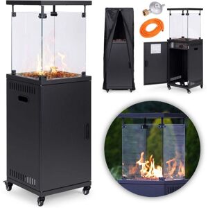 NORTHIX Calentador De Gas, Calefactor Radiante, 13 Kw, Cristal, Para Jardín Y Terraza, Regulador, Piedras Volcánicas, Cubierta, Multigarden NORTHIX Calentador De Gas, Calefactor Radiante, 13 Kw, Cristal, Para Jardín Y Terraza, Regulador, Piedras Volcánicas, Cubierta, Multigarden