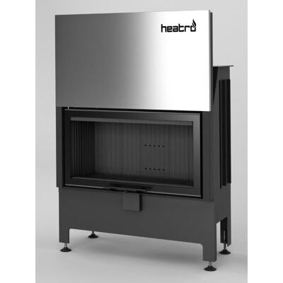 Azura Home Design - Estufa De Leña Heatro 81h Negro- 92cm Azura Home Design - Estufa De Leña Heatro 81h Negro- 92cm