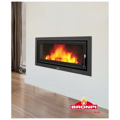 Bronpi Londres Vision Estufa de Leña - Doble Combustión, 21kW, 525m3 Bronpi Londres Vision Estufa de Leña - Doble Combustión, 21kW, 525m3