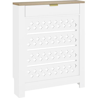 JHY DESIGN Copritermosifone, Copritermosifone Con Armadietto A Cerniera E Ripiano Superiore, 78 X 19 X 95,5 Cm, Bianco JHY DESIGN Copritermosifone, Copritermosifone Con Armadietto A Cerniera E Ripiano Superiore, 78 X 19 X 95,5 Cm, Bianco