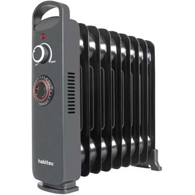 Mini Radiador De Aceite 9 Elementos E362n Negro Habitex Mini Radiador De Aceite 9 Elementos E362n Negro Habitex