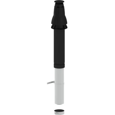 Remeha Pasamuros De Techo, Dn 80/125, Antracita, M87873 Remeha Pasamuros De Techo, Dn 80/125, Antracita, M87873