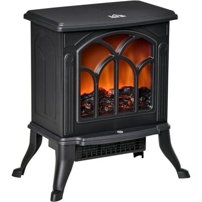 JHY DESIGN Chimenea Eléctrica Con 2 Niveles De Potencia (750/1500 W), Efecto Llama, Área De Calefacción: 15-20 M², Color Negro. JHY DESIGN Chimenea Eléctrica Con 2 Niveles De Potencia (750/1500 W), Efecto Llama, Área De Calefacción: 15-20 M², Color Negro.