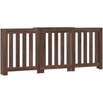 HELLOSHOP26 Cubrerradiadores Estante Moderno Lamas Decoración Salón 205 X 21,5 X 83,5 Cm Madera Contrachapada Roble Marrón 020049849 HELLOSHOP26 Cubrerradiadores Estante Moderno Lamas Decoración Salón 205 X 21,5 X 83,5 Cm Madera Contrachapada Roble Marrón 020049849
