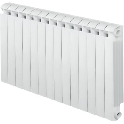 Radiador de aluminio fundido blanco KLASS 800 - 14 elementos Radiador de aluminio fundido blanco KLASS 800 - 14 elementos