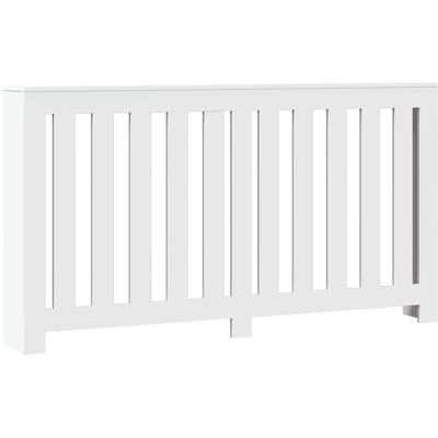 HELLOSHOP26 Cubrerradiadores Moderno Práctico Con Estante 149 X 20 X 82 Cm Madera Contrachapada Blanco 020049825 HELLOSHOP26 Cubrerradiadores Moderno Práctico Con Estante 149 X 20 X 82 Cm Madera Contrachapada Blanco 020049825