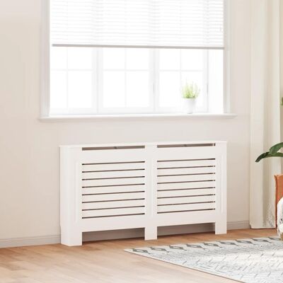 Vidaxl Cubierta Para Radiador Mdf Blanco 152x19x81,5 Cm Vidaxl Cubierta Para Radiador Mdf Blanco 152x19x81,5 Cm