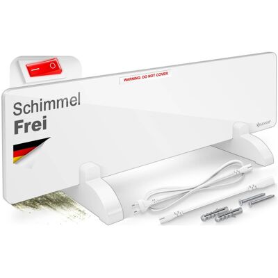 Kesser® Calefactor Infrarrojo Antimoho, 50 W - Set De 1, Blanco Kesser® Calefactor Infrarrojo Antimoho, 50 W - Set De 1, Blanco