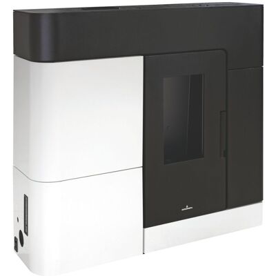 Bricosol Estufa De Pellet Bronpi Modelo Clara-hydro Extraplana 18 Kw Negro/blanco Bricosol Estufa De Pellet Bronpi Modelo Clara-hydro Extraplana 18 Kw Negro/blanco