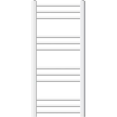 LUXEBATH Radiador de Baño de Acero 400x800mm - Blanco Modern Plano LUXEBATH Radiador de Baño de Acero 400x800mm - Blanco Modern Plano