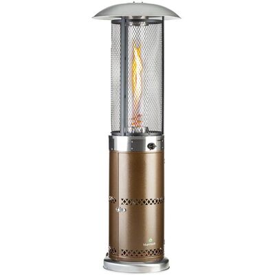 Blumfeldt Calefactor Para Terrazas Goldflame Deluxe 36.000 Btu/11kw Cristal Templado Móvil Acero Inoxidable Bronce Blumfeldt Calefactor Para Terrazas Goldflame Deluxe 36.000 Btu/11kw Cristal Templado Móvil Acero Inoxidable Bronce