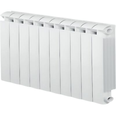 Radiador de aluminio fundido Klass 500 - 10 elementos, Blanco, 1160W Radiador de aluminio fundido Klass 500 - 10 elementos, Blanco, 1160W