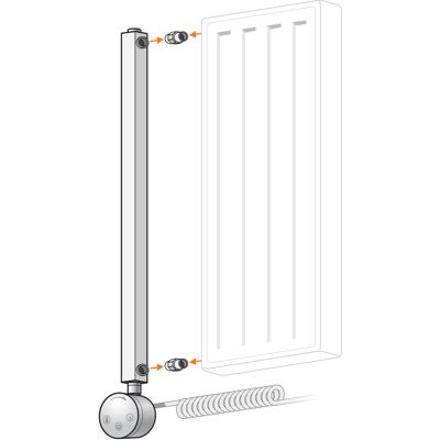 Radiador Eléctrico Ekreator Luxrad 800w, Altura 1800mm, Blanco Radiador Eléctrico Ekreator Luxrad 800w, Altura 1800mm, Blanco