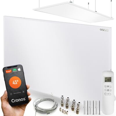 OEM Conjunto De Panel Calefactor Ir Cronos Graphene Pro Cgp-900twp Blanco + Montaje En Techo. OEM Conjunto De Panel Calefactor Ir Cronos Graphene Pro Cgp-900twp Blanco + Montaje En Techo.