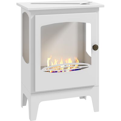 JHY DESIGN Chimenea De Bioetanol De 7000 Btu En Acero, Depósito De 0,9 L, Autonomía De 3 Horas, Dimensiones: 39 X 26 X 54 Cm, Color Negro. JHY DESIGN Chimenea De Bioetanol De 7000 Btu En Acero, Depósito De 0,9 L, Autonomía De 3 Horas, Dimensiones: 39 X 26 X 54 Cm, Color Negro.