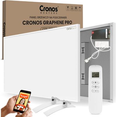 OEM Conjunto De Panel Calefactor Ir Cronos Graphene Pro Cgp-900twp Blanco + Patas Plateadas De Marca OEM Conjunto De Panel Calefactor Ir Cronos Graphene Pro Cgp-900twp Blanco + Patas Plateadas De Marca