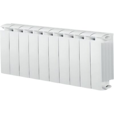 Global - Radiador de calefacción central de aluminio fundido 10 elementos blanco Klass 350 - Calefacción central Global - Radiador de calefacción central de aluminio fundido 10 elementos blanco Klass 350 - Calefacción central
