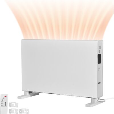 Vevor Calefactor De Convección De 2000 W, Con Vector Electrico Y Control Remoto, 3 Modos De Calefacción, Temporizador De 24 Horas, De Pie O De Pared, Protección Contra Sobrecalentamiento, Blanco Vevor Calefactor De Convección De 2000 W, Con Vector Electrico Y Control Remoto, 3 Modos De Calefacción, Temporizador De 24 Horas, De Pie O De Pared, Protección Contra Sobrecalentamiento, Blanco