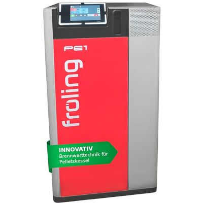Fröling Caldera De Pellets Pe1 Pellet 20 Kw Con Pantalla Táctil De 7" Sin Intercambiador De Calor De Condensación, 14204c Fröling Caldera De Pellets Pe1 Pellet 20 Kw Con Pantalla Táctil De 7" Sin Intercambiador De Calor De Condensación, 14204c