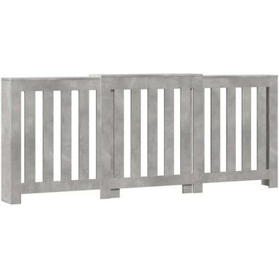 HELLOSHOP26 Cubrerradiador Moderno De Listones Para Salón 205 X 21,5 X 83,5 Cm De Madera Contrachapada Gris Hormigón 020049846 HELLOSHOP26 Cubrerradiador Moderno De Listones Para Salón 205 X 21,5 X 83,5 Cm De Madera Contrachapada Gris Hormigón 020049846
