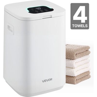 Vevor Calentador De Toallas 20 L Con Pantalla Led Calentador De Mantas Temporizador Ajuste De Temperatura Apagado Automático Cierre De Seguridad Secador De Toallas Para Spa, Hogar, Baño, Blanco Vevor Calentador De Toallas 20 L Con Pantalla Led Calentador De Mantas Temporizador Ajuste De Temperatura Apagado Automático Cierre De Seguridad Secador De Toallas Para Spa, Hogar, Baño, Blanco