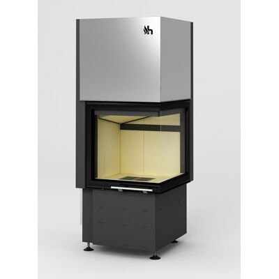 Azura Home Design - Estufa De Leña De Esquina Smart 2p/lth 57 Cm - Ángulo: Derecho Azura Home Design - Estufa De Leña De Esquina Smart 2p/lth 57 Cm - Ángulo: Derecho