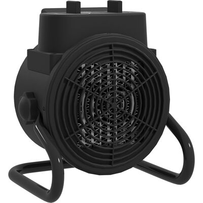 TORMATOR Calefactor Eléctrico Con Temperatura Regulable, 3 Modos, Fabricado En Pp Y Pa Ignífugos, 21,5 X 15,8 X 22 Cm, Negro. TORMATOR Calefactor Eléctrico Con Temperatura Regulable, 3 Modos, Fabricado En Pp Y Pa Ignífugos, 21,5 X 15,8 X 22 Cm, Negro.